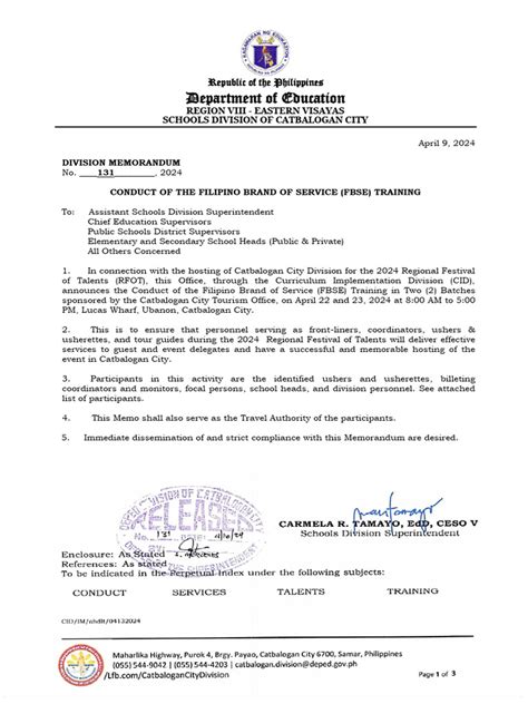 DM. NO. 131, S. 2024: CONDUCT OF THE SUPREME .